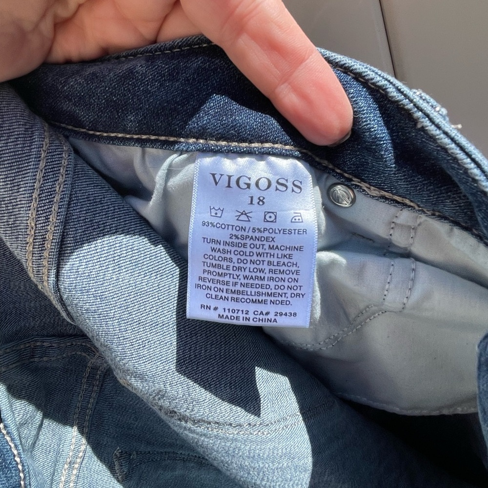 Vigoss Plus Jeans Sz 18